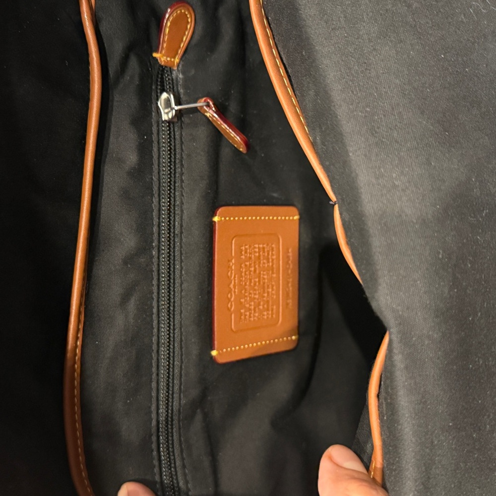 Coach Black Backpack with New York Design - Picture 7 of 7
